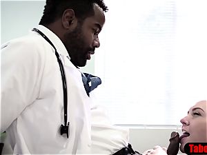 big black cock doctor exploits dearest patient into anal orgy check-up